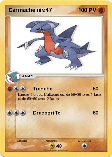 Pokemon Carmache niv.47