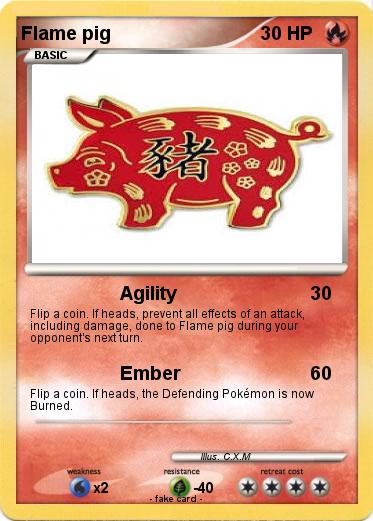 Pokemon Flame pig