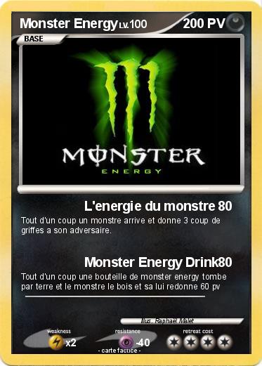 Pokemon Monster Energy