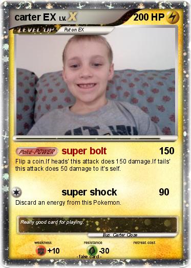 Pokemon carter EX