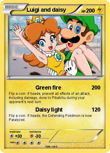 Pokemon Luigi and daisy