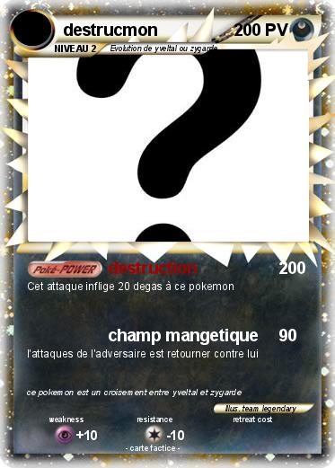 Pokemon destrucmon