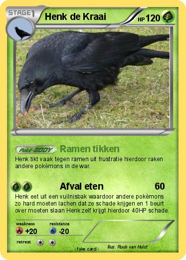 Pokemon Henk de Kraai