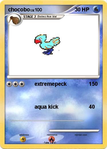 Pokemon chocobo