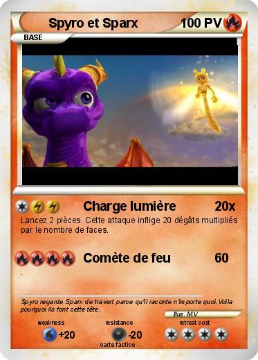 Pokemon Spyro et Sparx