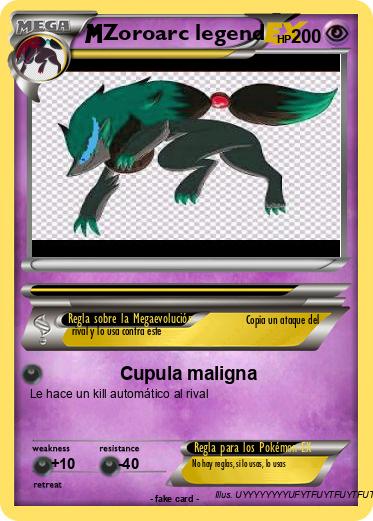 Pokemon Zoroarc legend
