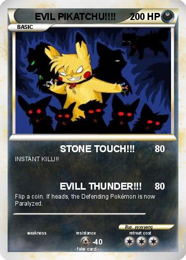 Pokemon EVIL PIKATCHU!!!!