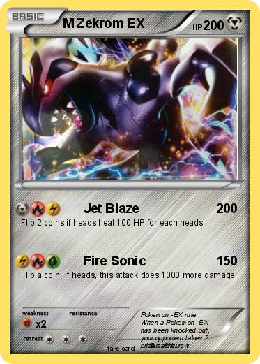 Pokemon M Zekrom EX