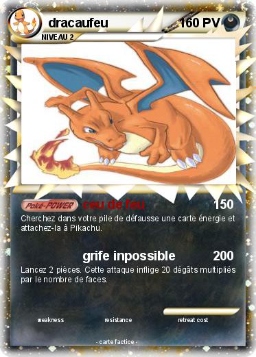Pokemon dracaufeu