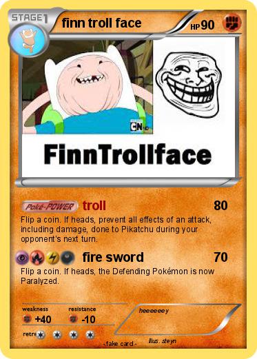 Pokemon finn troll face