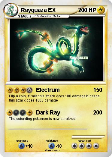 Pokemon Rayquaza EX