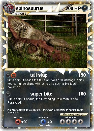 Pokemon spinosaurus