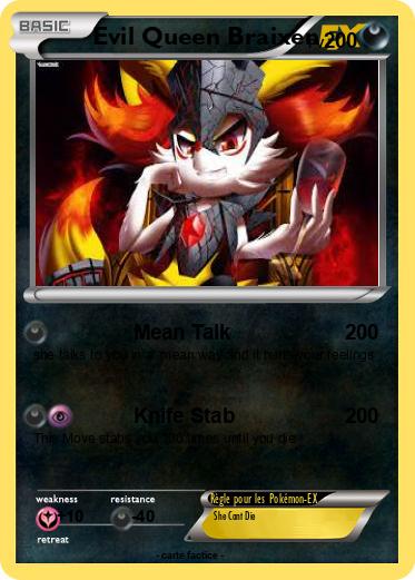 Pokemon Evil Queen Braixen
