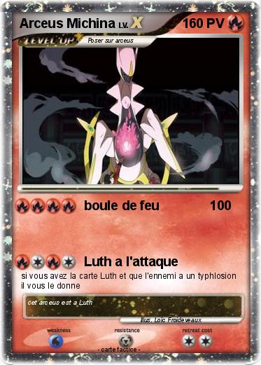Pokemon Arceus Michina