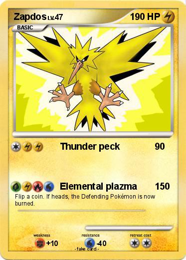 Pokemon Zapdos