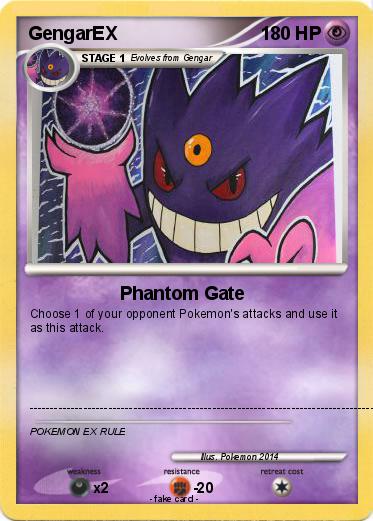 Pokemon GengarEX