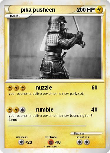 Pokemon pika pusheen