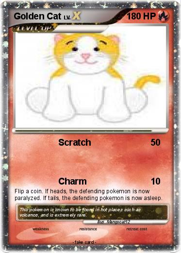 Pokemon Golden Cat
