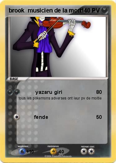 Pokemon brook  musicien de la mort