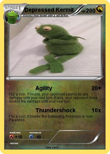 Pokemon Depressed Kermit