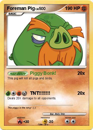Pokemon Foreman Pig