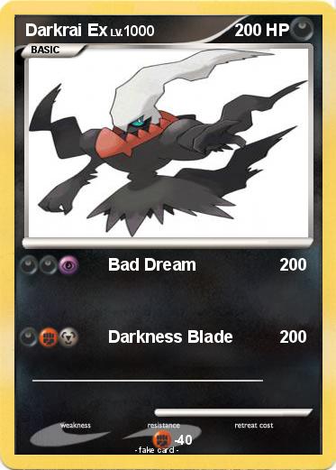 Pokemon Darkrai Ex