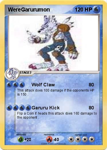 Pokemon WereGarurumon