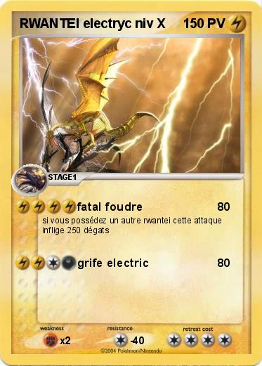 Pokemon RWANTEI electryc niv X