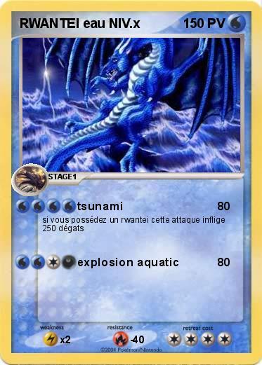 Pokemon RWANTEI eau NIV.x