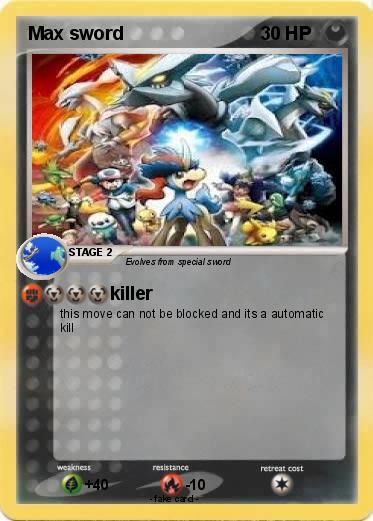 Pokemon Max sword