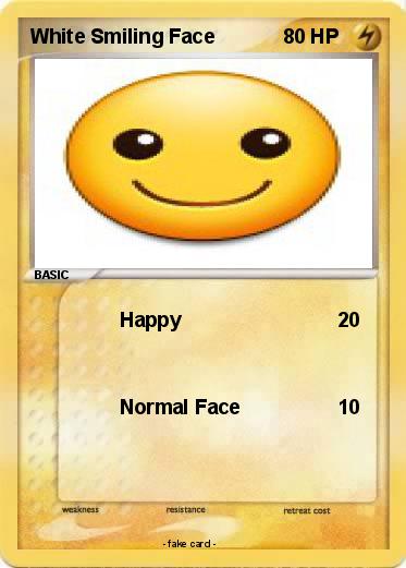 Pokemon White Smiling Face