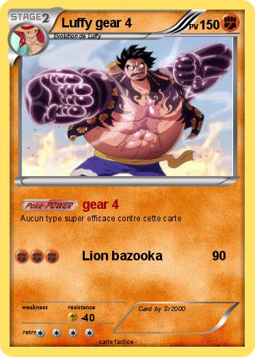Pokemon Luffy gear 4