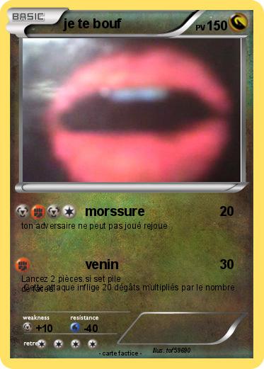 Pokemon je te bouf