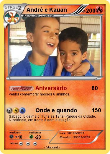 Pokemon André e Kauan