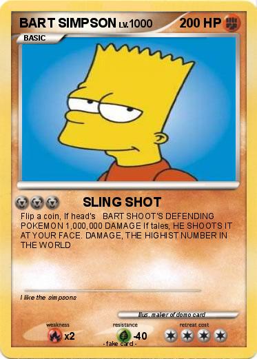 Pokemon BART SIMPSON
