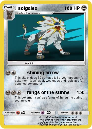 Pokemon solgaleo