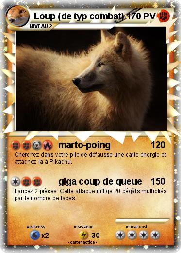 Pokemon Loup (de typ combat)