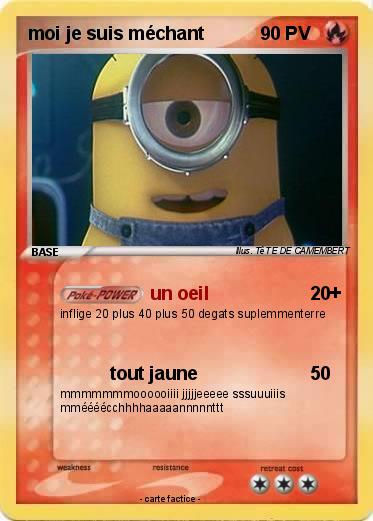Pokemon moi je suis méchant