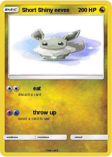 Pokemon Short Shiny eevee