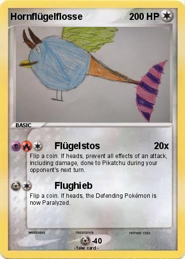 Pokemon Hornflügelflosse