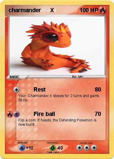 Pokemon charmander      X