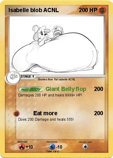 Pokemon Isabelle blob ACNL