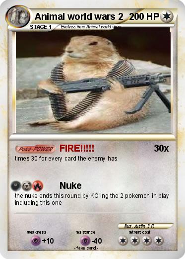 Pokemon Animal world wars 2