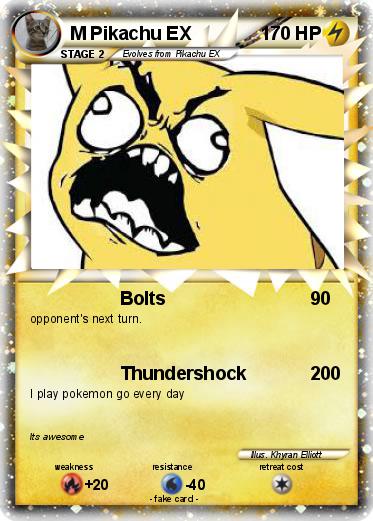 Pokemon M Pikachu EX