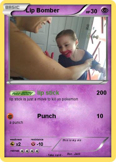Pokemon Lip Bomber