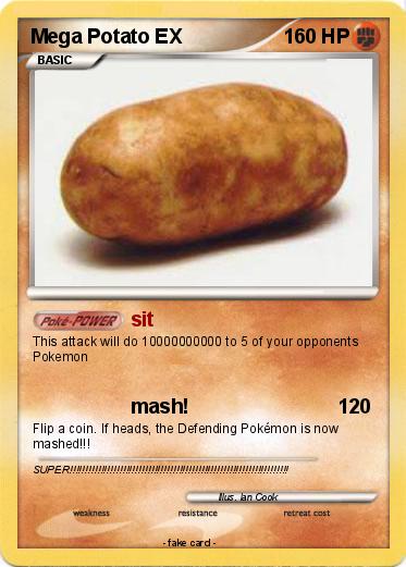 Pokemon Mega Potato EX