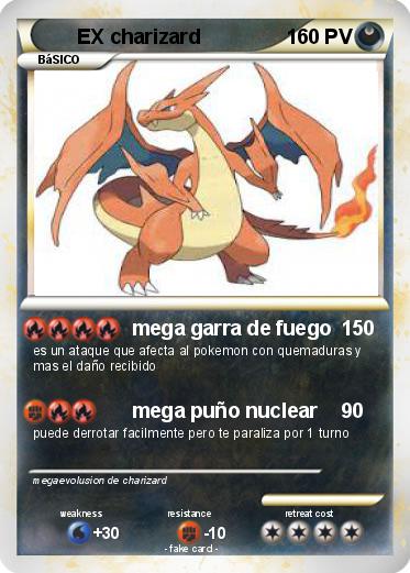 Pokemon EX charizard