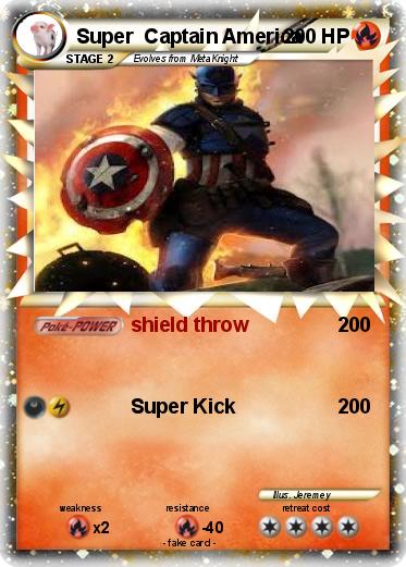 Pokemon Super  Captain America