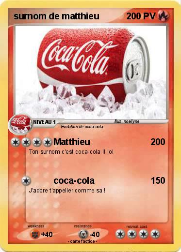 Pokemon surnom de matthieu