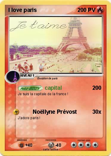 Pokemon I love paris
